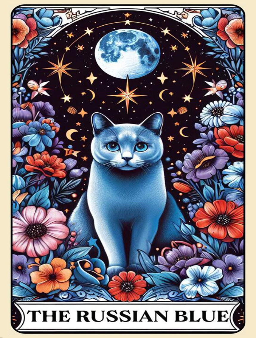 Tarot/Cats Diamond Painting Kit