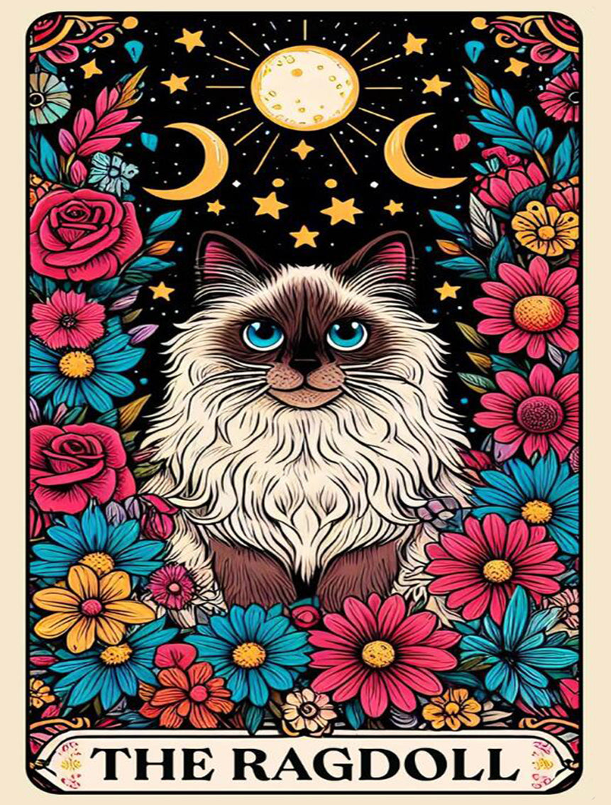 Tarot/Cats Diamond Painting Kit
