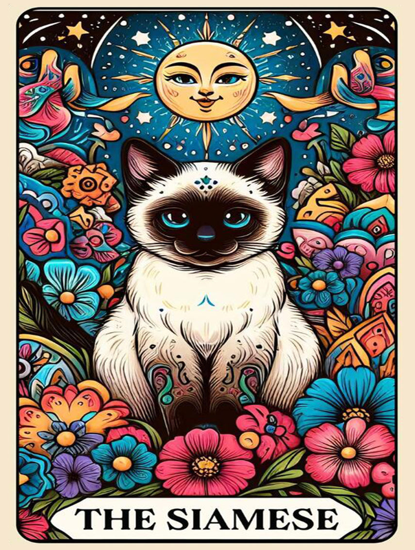 Tarot/Cats Diamond Painting Kit