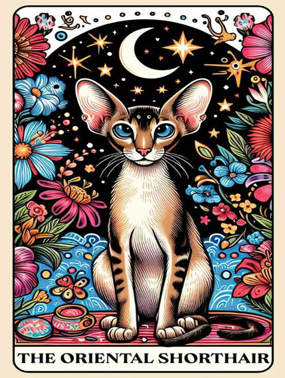 Tarot/Cats Diamond Painting Kit
